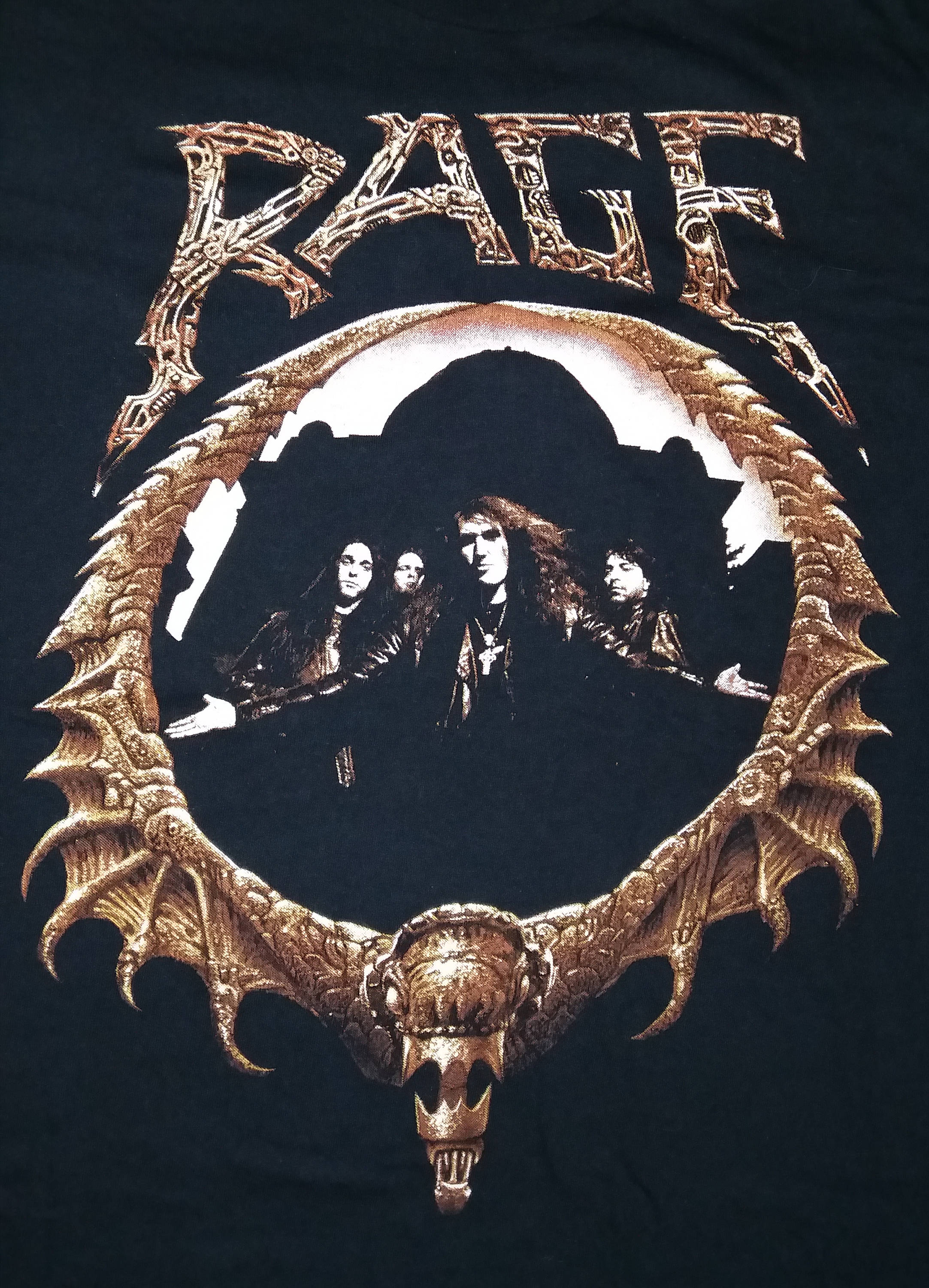 Vintage 90s RAGE End of All Days Tour Concert German Power Metal