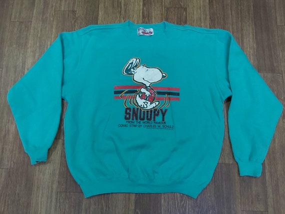 Vintage 90s SNOOPY Peanuts COMIC Cartoon Warner Bros Walt Disney L 
