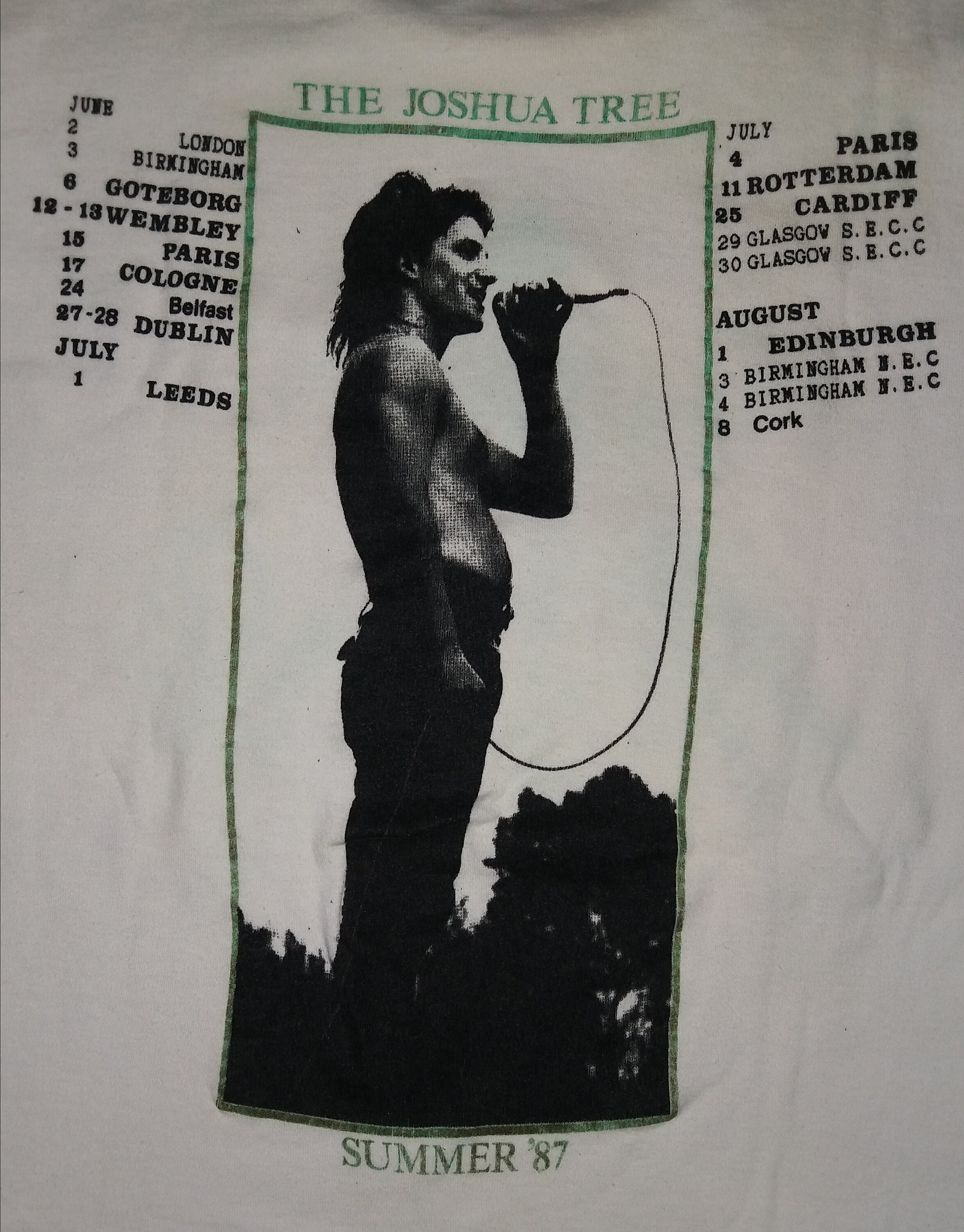Vintage 1987 U2 the Joshua Tree Tour Concert Promo Album Rare 80s