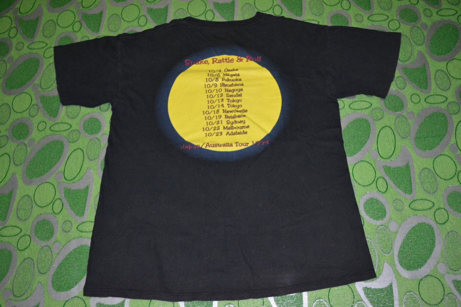 Vintage 90s WHITESNAKE Snake Rattle and Roll Japan Australia Tour