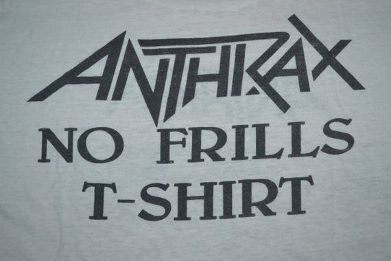 Vintage 1988 ANTHRAX No Frills State of 