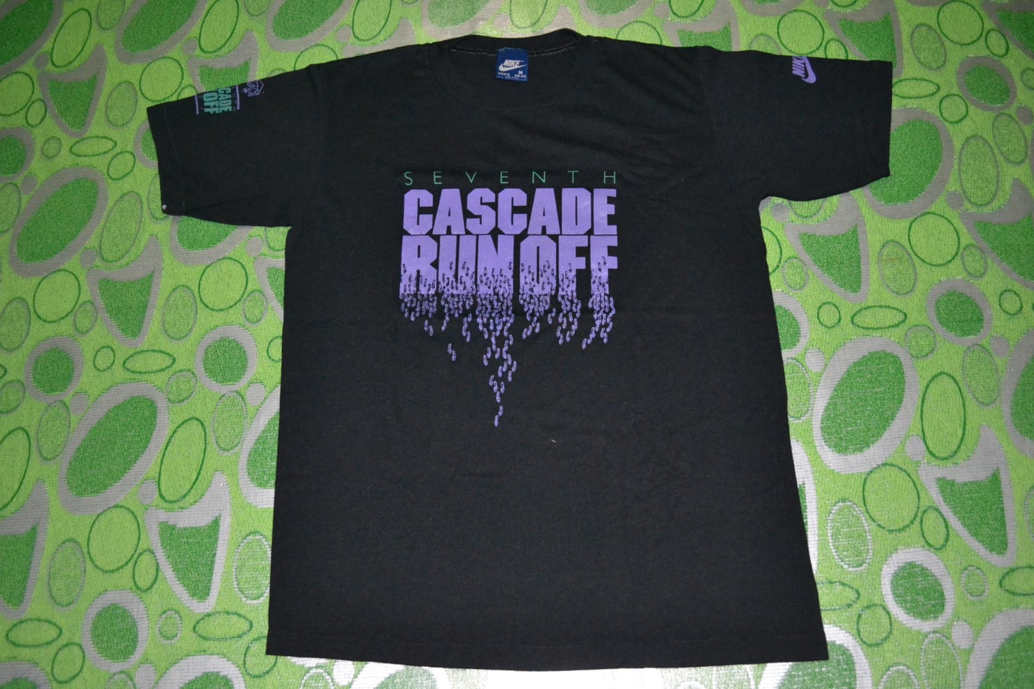SEVENTH CASCADE RUNOFF Tシャツ 1984 L NIKE Vintage 1984 NIKE Cascade Run off Blue Tag M Size Original Rare