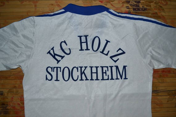 Vintage 80s 90s ADIDAS KC Holz Stockheim Football Club Three