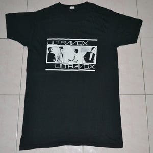 Album de ULTRAVOX Vienne Chrysalis Records New Wave Tour Concert Promo Vintage 1980 super T-shirt rare