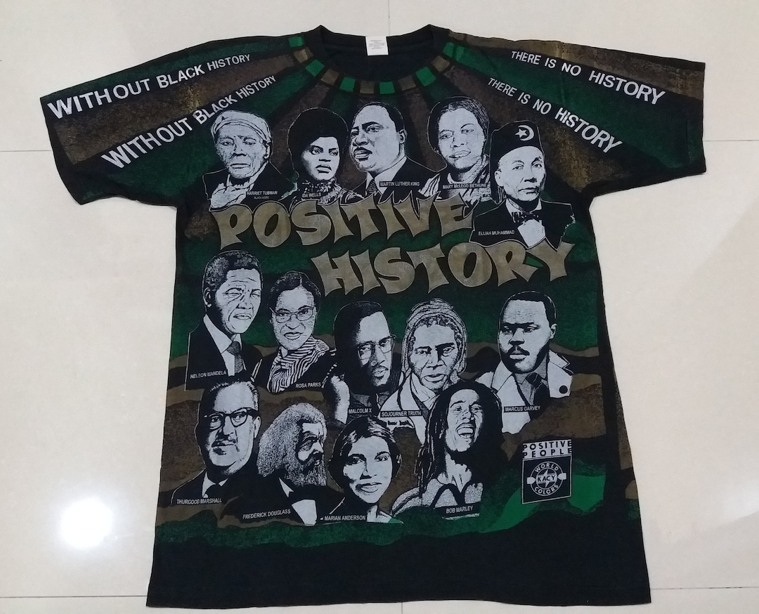 ヴィンテージ 90年代 POSITIVE HISTORY ブラックヒストリー ボブ 
