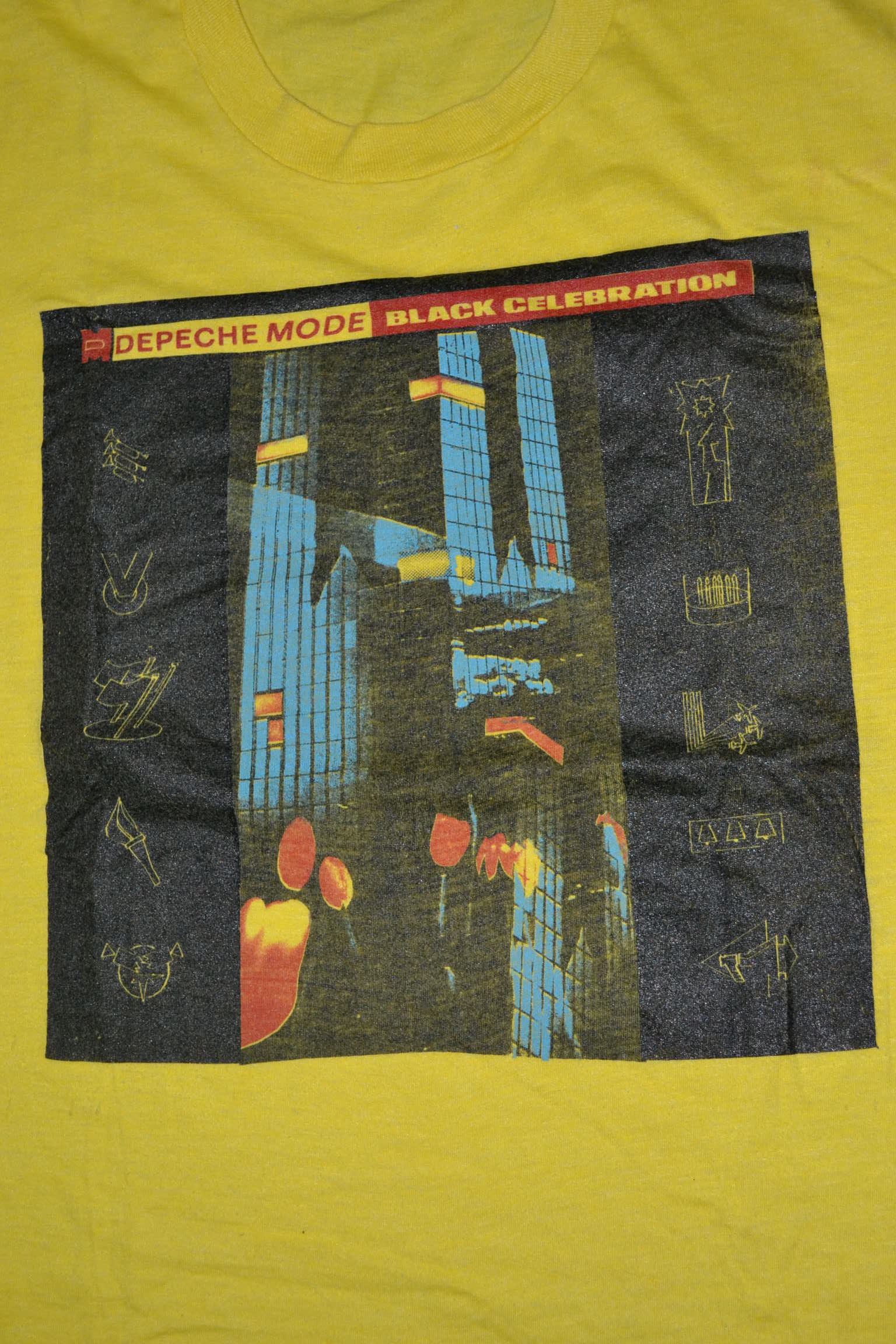 Vintage 1986 DEPECHE MODE Black Celebration Tour Concert Promo