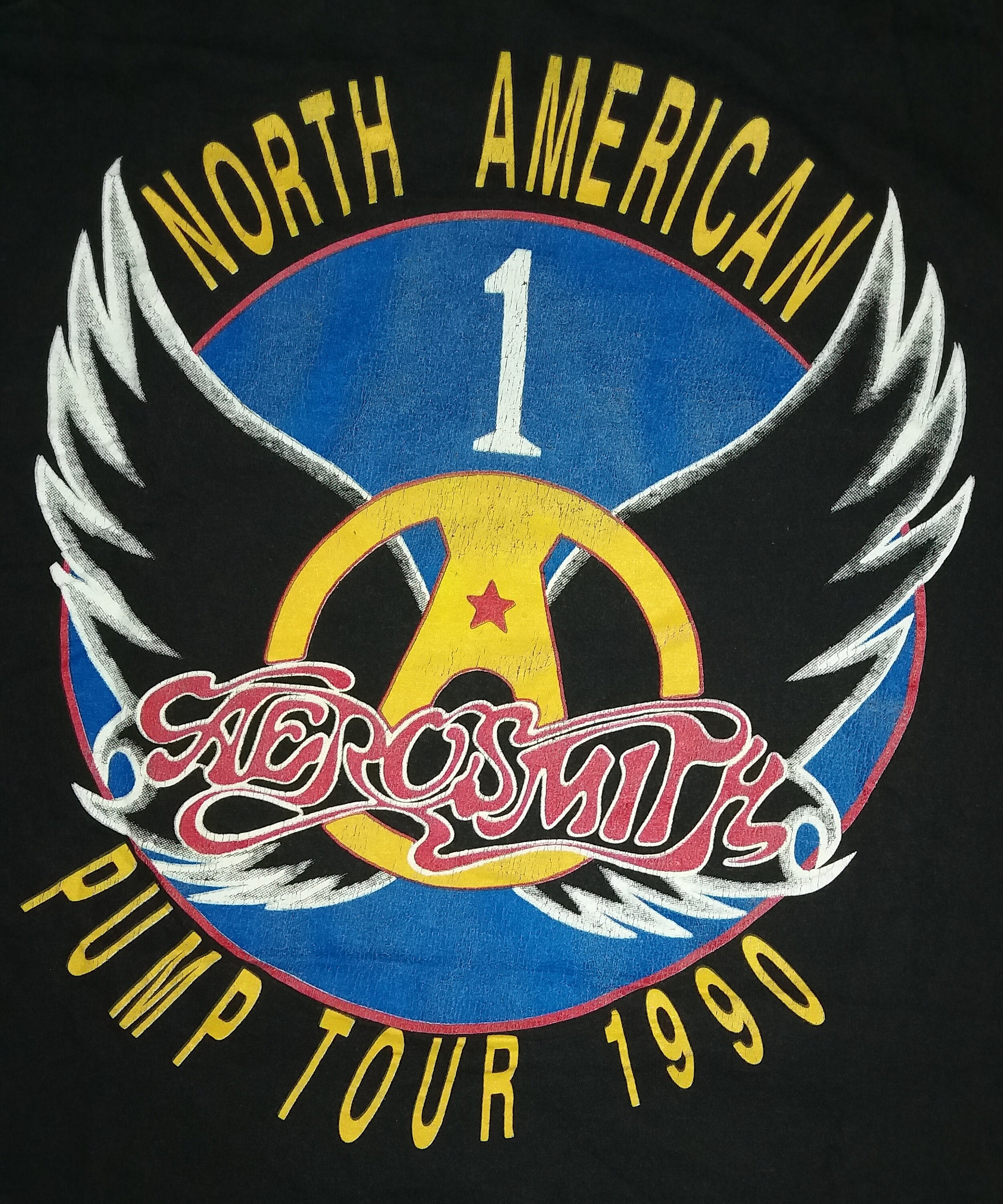 エアロスミス Aerosmith Pump Tour 1990 ツアー Tシャツ Original vintage 1990 Aerosmith Pump Tour Shirt | WyCo Vintage