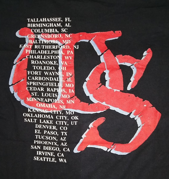 ミュージシャン WHITESNAKE Fall Tour 94 tee Whitesnake, Great White, Skid Row, Whitesnake tour shirt