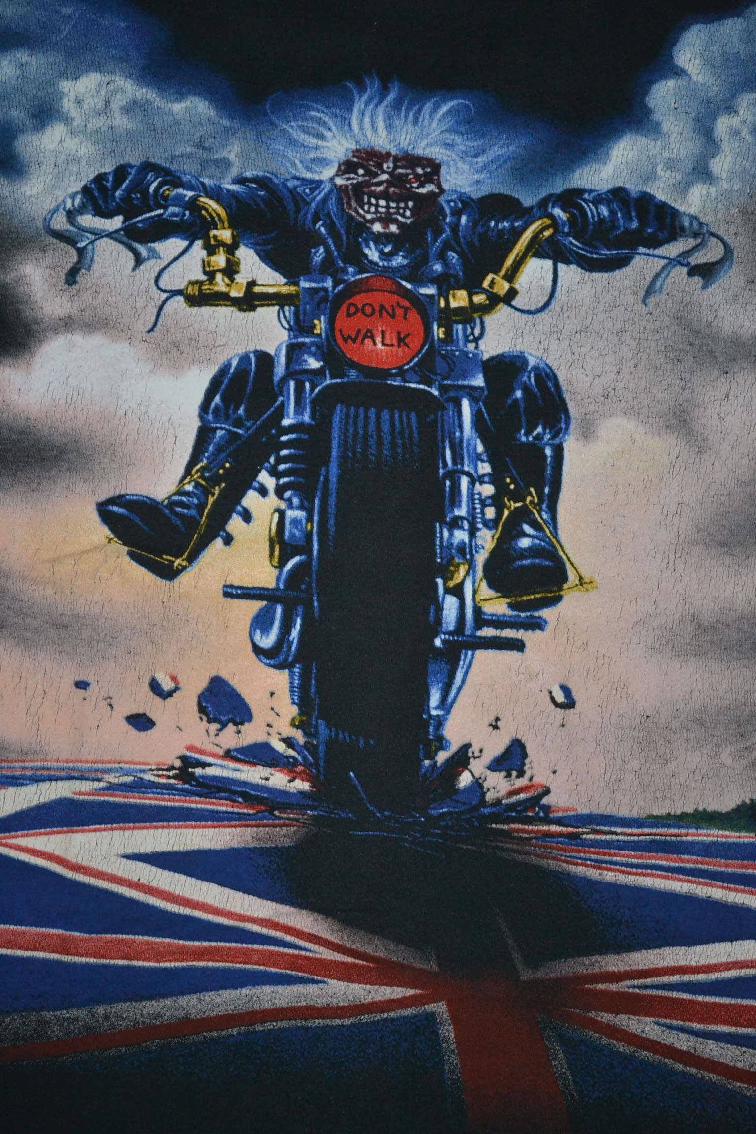 Vintage 90s IRON Maiden Don't Walk Fullprint Tour Concert