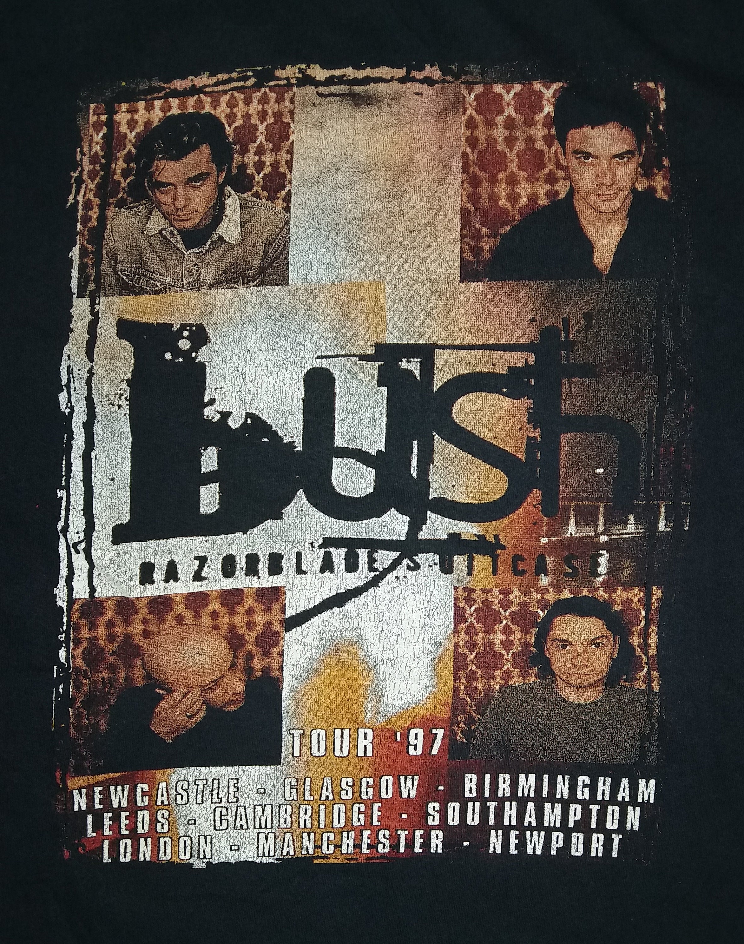 Vintage 1997 BUSH Razorblade Suitcase Gavin Rossdale UK Tour
