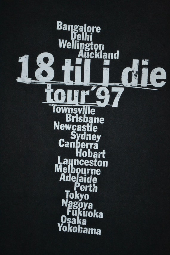 ヴィンテージ 1997 ブライアン アダムス 18 Til I Die ツアー