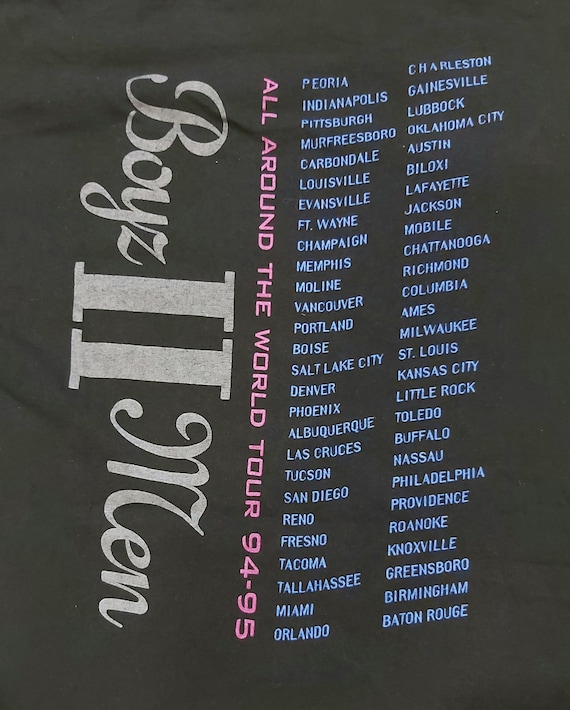 Vintage 1994 BOYZ II MEN Tour Concert Promo Album R&B Soul Vintage 1994 BOYZ II MEN Tour Concert Promo Album R&B Soul