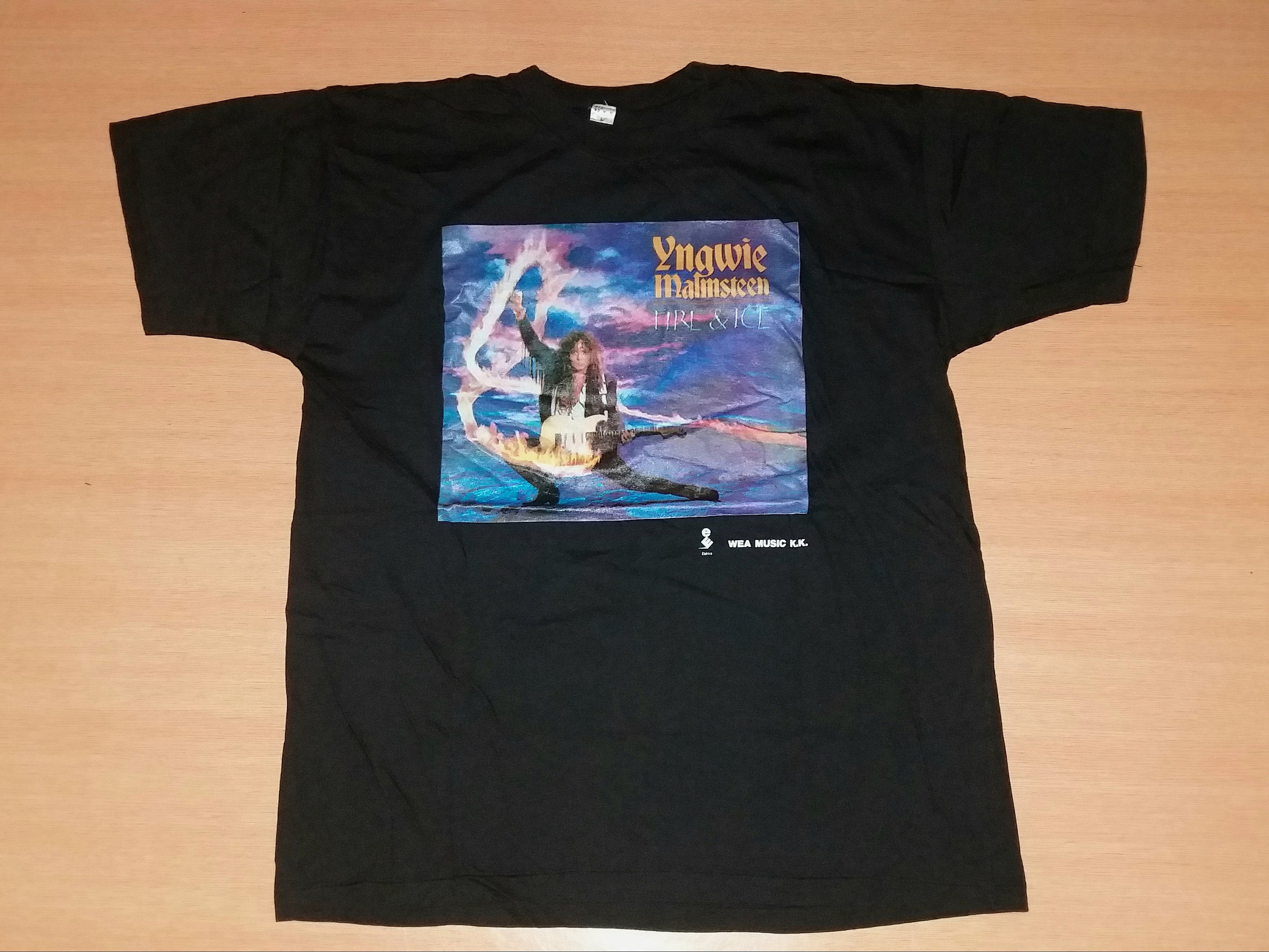 Vintage 1992 YNGWIE MALMSTEEN Fire & Ice Tour Concert Iron on - Etsy