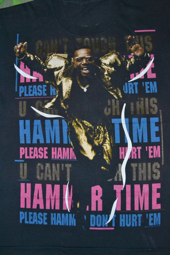 トップス 90y MC Hammer Can't Touch This Tank Top Vintage MC Hammer 