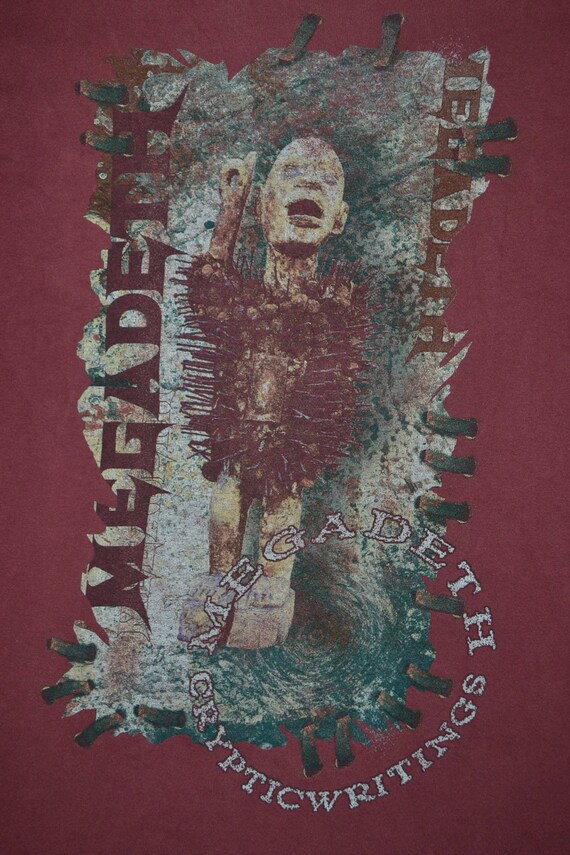 Vintage 1997 MEGADETH Cryptic Writings World Tour Concert Promo