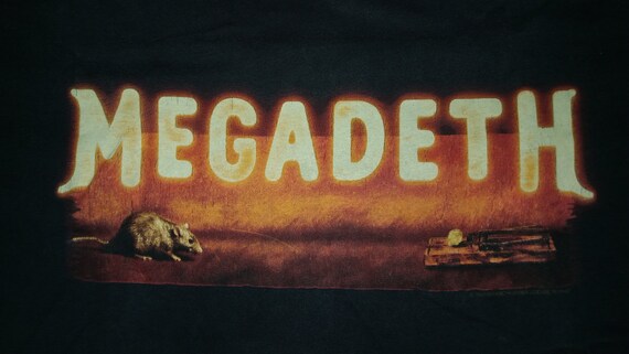 Vintage 1999 MEGADETH Risk Japan Korea Tour Concert Promo