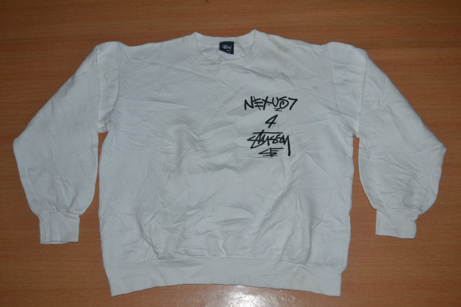 90s STUSSY スウェット Vintage 90s Stussy Pullover Sweatshirt 1993 Large Faded | eBay