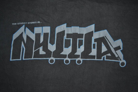 【90s】Stüssy NYLTLA tシャツ Vintage 90s STUSSY the Stussy Stories in NYLTLA Made in Usa