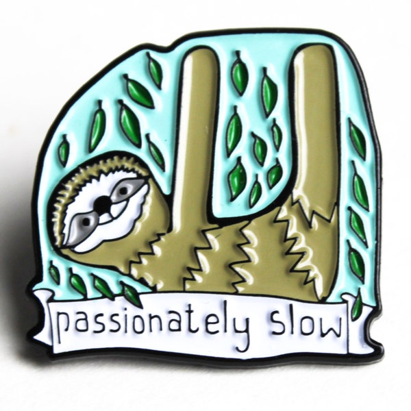 reserved for lindsy sloth badge soft enamel pin brooch