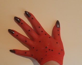 Gants burlesques séduisants pour les cosplayers burlesques Drag Queen et les danseurs Drag Queen, cadeau exclusif