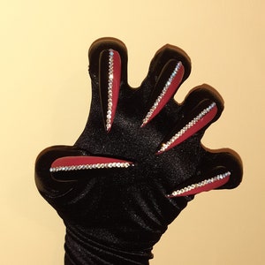 Black satin over elbow length gloves for Drag Queen Burlesque cosplayers and Drag Queen dancers,exclusive gift, barbie