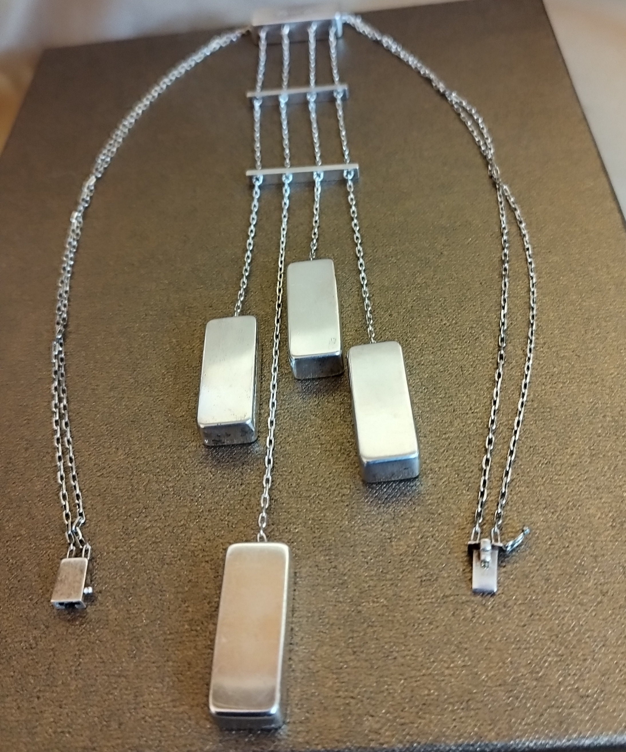 1970's Vintage Astrid Fog Georg Jensen, Sterling Silver