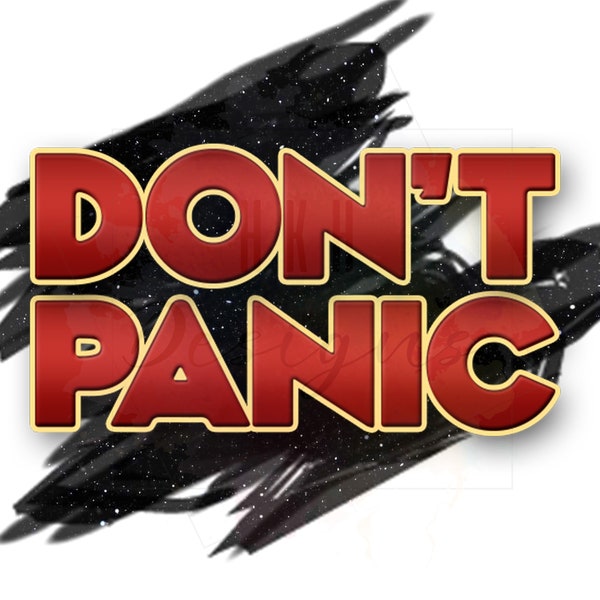 Don't Panic digital file