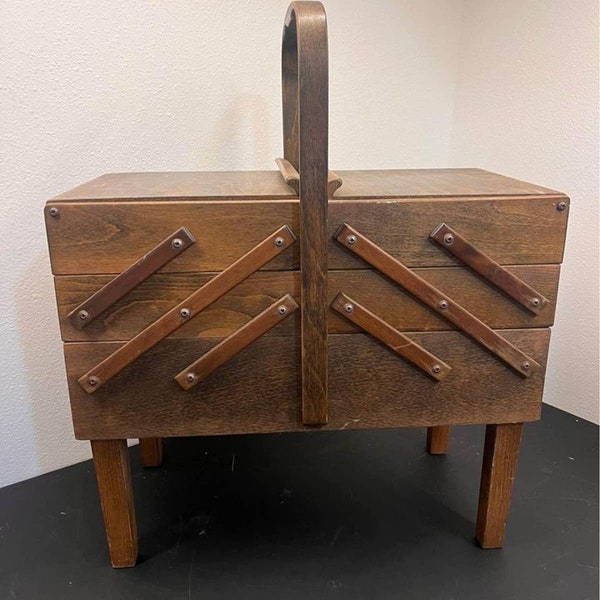 Accordion Sewing Box Etsy