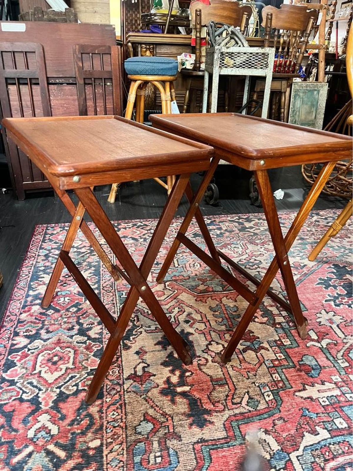 Vintage Tv Trays Etsy