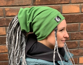 dreadlocks tube hat headband rasta dreads turban beanie winter ski neon green