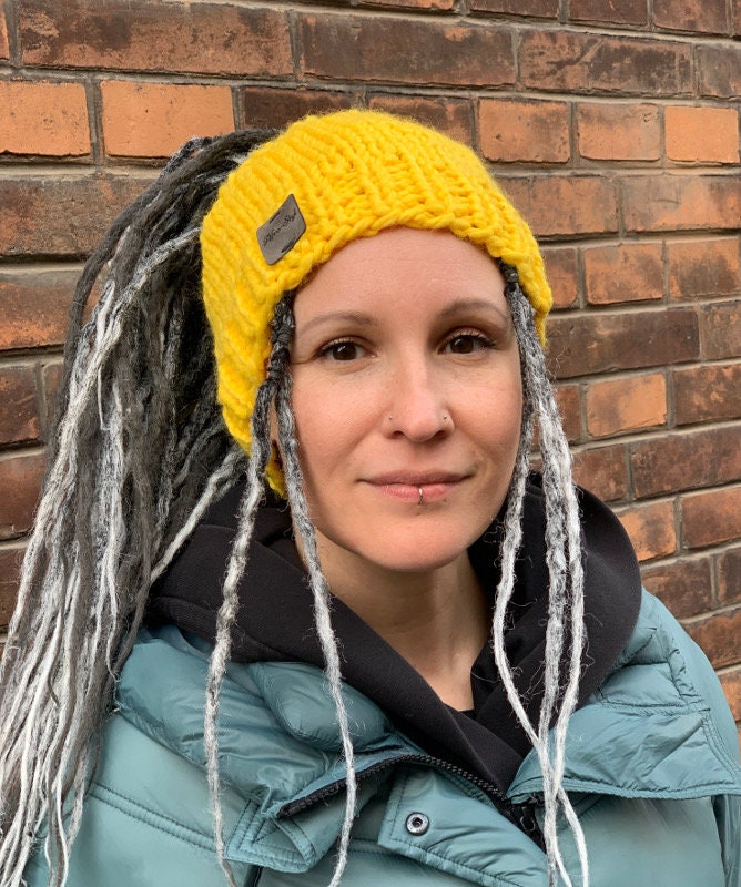 帽子 LGB DREAM beanie knit hairband archive Dreadlocks Tube Hat Headband Rasta Dreads Turban Beanie Wool Boho