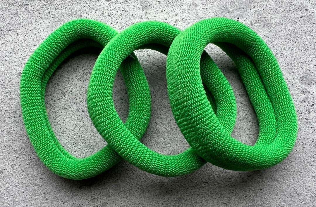 Dreadlocks Rubber Band Green for Dreads and Braids Long Hairs Stretchy Hair Ties Etsy