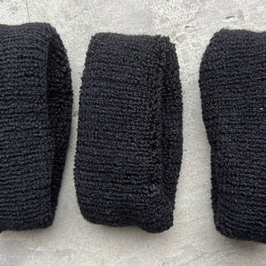dreadlocks rubber band black for dreads and braids long hairs stretchy hair ties