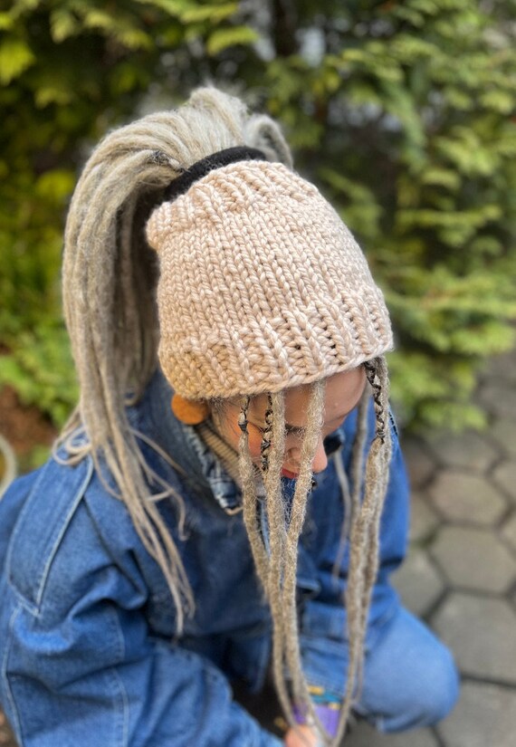 Schlauchschal / Kopfband Aus Strick - Halswärmer, Mütze Oder Dread Wrap (ca. 70 Cm)