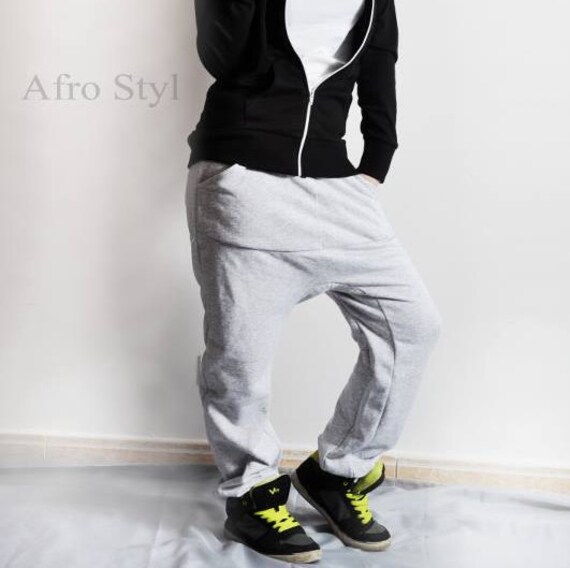 light grey baggy sweatpants