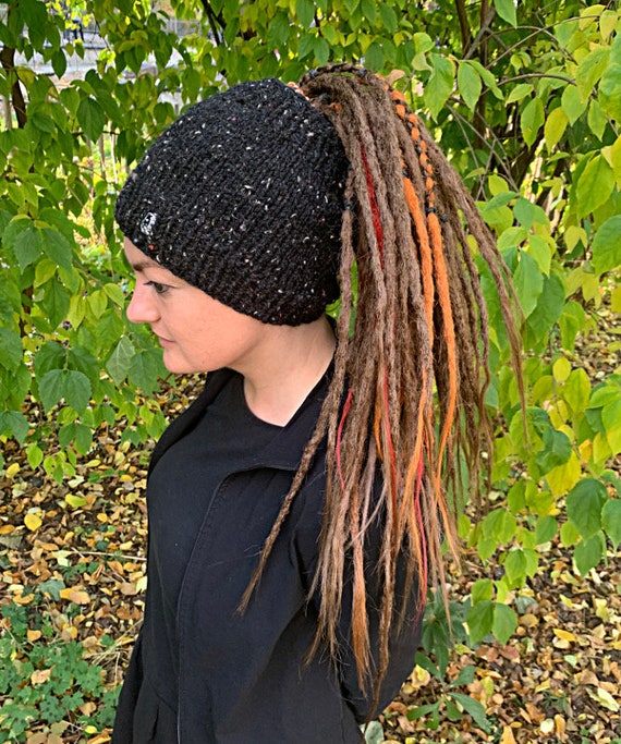 Bonnet élastique unisexe pour cheveux longs, chaussette, tresses dreadlock,  chapeaux de sommeil, tête ronde, turban, bonnet