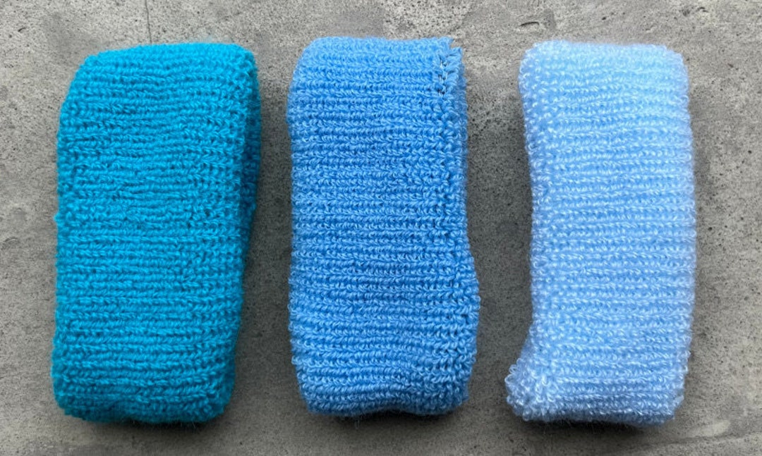 Dreadlocks Rubber Band Blue for Dreads and Braids Long Hairs Stretchy