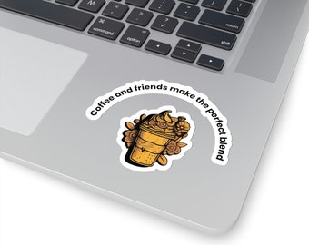 coffee & friends autumn 00 Vinyl Sticker