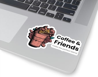 Coffee & friends summer 02 Vinyl Sticker