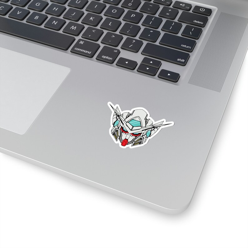 GN-001 Gundam Exia Vinyl Sticker, Best Friend Gift, Cute Stickers, Food Decal, MacBook Decal, Stickers MacBook Pro image 4