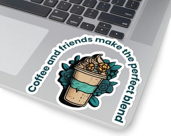 Coffee & friends winter 02 Vinyl Sticker