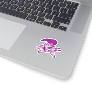 Roze Steg van Steven Universe opgewonden vinyl sticker, beste vriend cadeau, leuke stickers, voedsel sticker, MacBook sticker, stickers Macb afbeelding 4