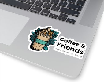 Coffee & friends winter 04 Vinyl Sticker