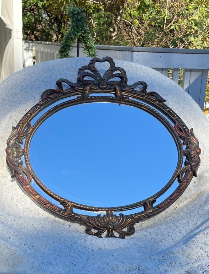 Pretty as a Bow Hall Mirror - Blue Leaf Houston