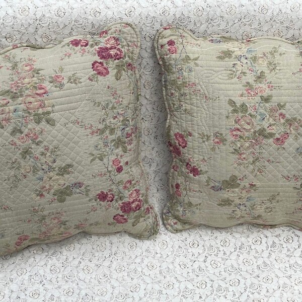 Quilted Pillow Shams Etsy