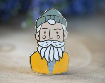 Fishermans Friend Enamel Pin / Adventure Enamel Pin / Cornish Enamel Pin / Seaside Pin / Doc Martin