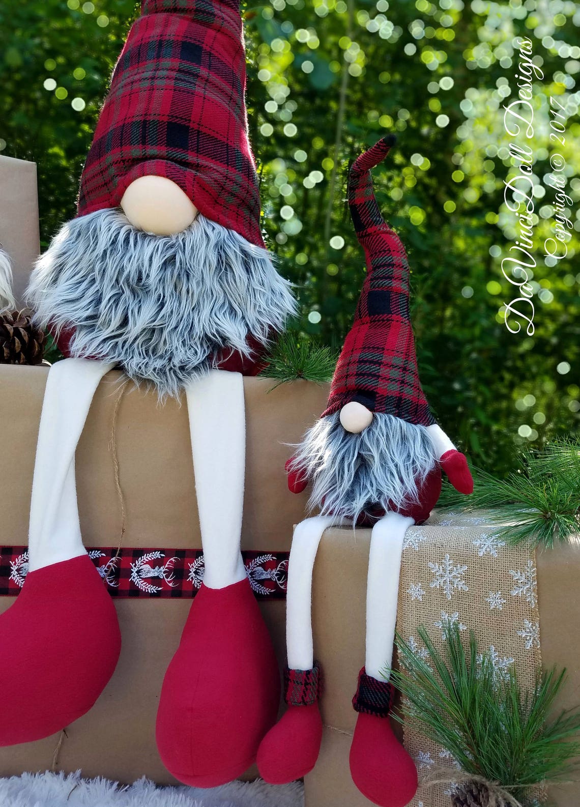 GIANT LIFESIZE Sitting Christmas Gnome Nordic Etsy