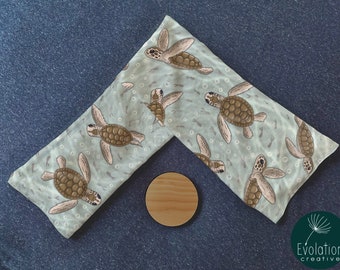 Baby Turtles Silk Scarf, Sea Life Swimming in the Ocean Water