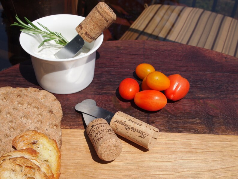 Wine Cork Appetizer Spreader Knives Set of 4, Three Packages/sets Etsy