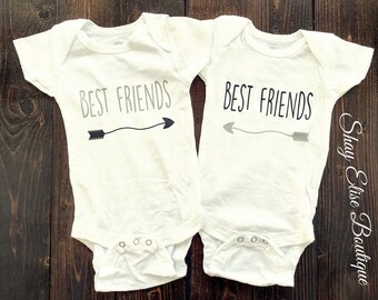 matching best friend onesies